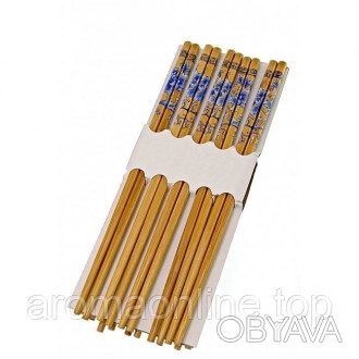Палочки для еды бамбуковые
(10 пар) (24,5х9х1,5 см)
 
. . фото 1