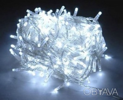 Новогодняя светодиодная гирлянда белая 100Led 
 Гирлянда «Нить»
 Это самая распр. . фото 1