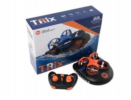 Катер-дрон-машинка Trix 3в1 K2 - игрушка, которая порадует любопытных деток свое. . фото 7