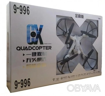 Квадрокоптер CX006 (9-996) c WiFi камерой
Радиоуправляемый квадрокоптер CX006 (9. . фото 1
