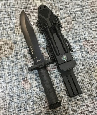 Тактический нож Colunbia с огнивом и компасом 32см модель 2558В. . фото 3