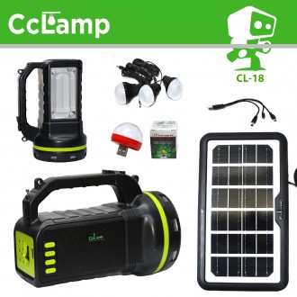 Автономная солнечная система CcLamp CL-18, портативная система освещения на солн. . фото 2