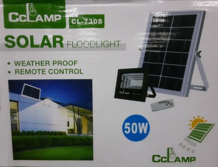 Описание:
CcLamp Solar проектор 50W CL-730S Автономный светодиодный солнечный пр. . фото 5