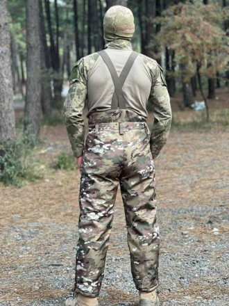 Тактичний костюм мультикам зимовий softshell, костюм мультикам тактичний військо. . фото 6