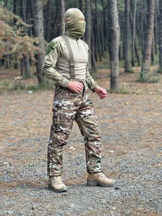 Тактичний костюм мультикам зимовий softshell, костюм мультикам тактичний військо. . фото 9