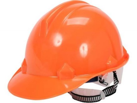 Каска для захисту голови VOREL оранжева з матеріалу HDPE VR-74171. Тернопіль. фото 1 Каска для захисту голови VOREL оранжева з матеріалу HDPE VR-74171. Тернопіль. фото 1