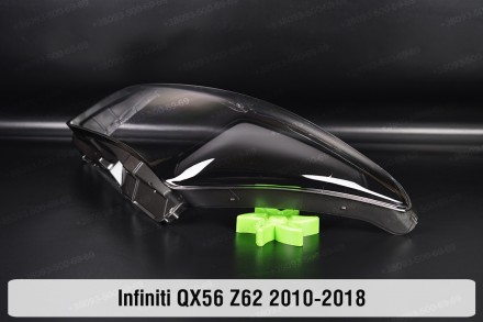 Стекло на фару Infiniti QX56 Z62 (2014-2018) II поколение рестайлинг левое.
В на. . фото 4