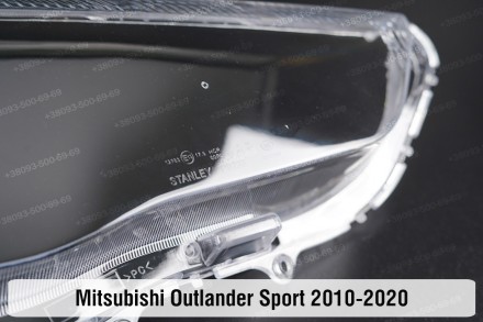 Стекло на фару Mitsubishi Outlander Sport (2010-2020) I поколение правое.
В нали. . фото 10