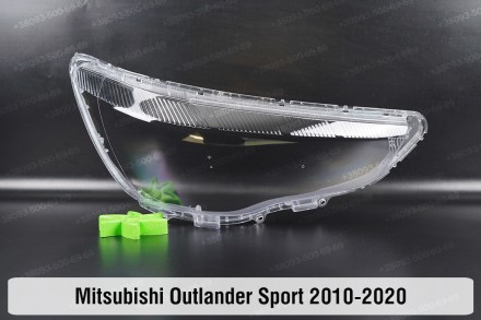 Стекло на фару Mitsubishi Outlander Sport (2010-2020) I поколение правое.
В нали. . фото 2
