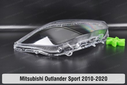 Стекло на фару Mitsubishi Outlander Sport (2010-2020) I поколение правое.
В нали. . фото 4