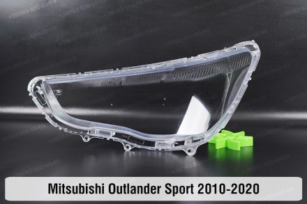 Стекло на фару Mitsubishi Outlander Sport (2010-2020) I поколение правое.
В нали. . фото 3