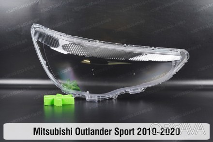 Стекло на фару Mitsubishi Outlander Sport (2010-2020) I поколение правое.
В нали. . фото 1