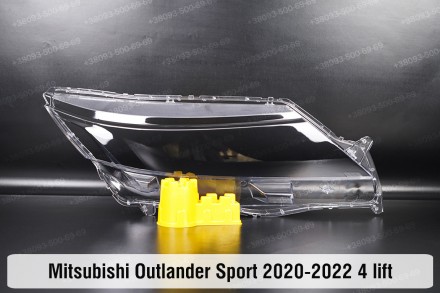 Стекло на фару Mitsubishi Outlander Sport (2020-2022) I поколение 4 рестайлинг п. . фото 2