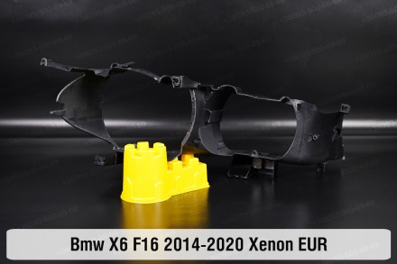 Декор. маска BMW X6 F16 Xenon (2014-2020) II покоління ліва. . фото 3