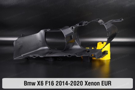 Декор. маска BMW X6 F16 Xenon (2014-2020) II покоління ліва. . фото 2