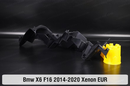 Декор. маска BMW X6 F16 Xenon (2014-2020) II покоління ліва. . фото 5