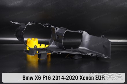 Декор. маска BMW X6 F16 Xenon (2014-2020) II покоління права. . фото 1