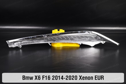 Хромированная декоративная маска верхняя BMW X6 F16 Xenon (2014-2020) II поколен. . фото 3