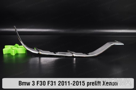 
Хромированная декоративная маска нижняя BMW 3 F30 F31 Xenon (2011-2015) VI поко. . фото 1