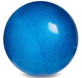 Мяч для художественной гимнастики диаметр 19см. Цвет синий с блестками.
Блестящи. . фото 4