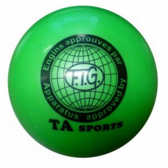 Мяч для художественной гимнастики диаметр 19см. матовый зеленый цвет.
Матовый мя. . фото 4