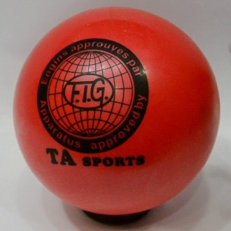 Мяч для художественной гимнастики диаметр 15 см. матовый красный цвет.
Матовый м. . фото 5