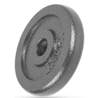 Стальной диск для гантелей и штанги вес 2,5 кг. Посадочный диаметр 25 мм. 
Метал. . фото 6