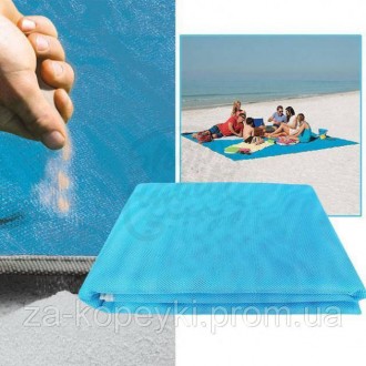Унікальне багатошарове покривало Sand Free Mat, здатне виштовхувати пісок і част. . фото 2