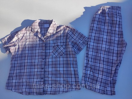 Жіноча піжама в в клітку xl / xxl ( я-162). Вижница. фото 1 Жіноча піжама в в клітку xl / xxl ( я-162). Вижница. фото 1