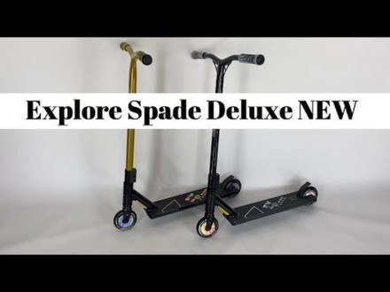 Самокат трюковый Explore Spade Deluxe New, пега, колеса литой пластик,
Самокат д. . фото 2