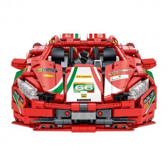 Конструктор 023002 Феррарі Спорткар Ferrari 458 Italia
Кількість деталей - 1328;. . фото 3
