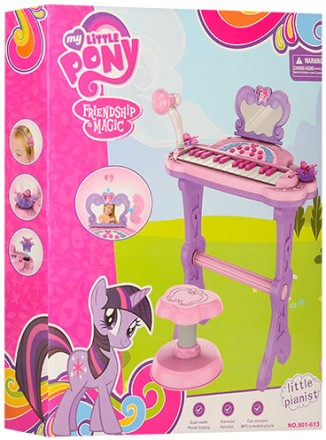 Синтезатор піаніно зі стільчиком та мікрофоном 901 613 My Little Pony
Особливост. . фото 5