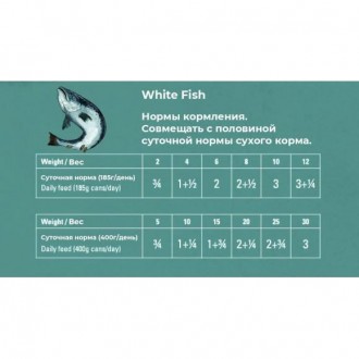 Беззерновая консерва Plaisirs White Fish с белой рыбой (хек и треска) идеально п. . фото 3