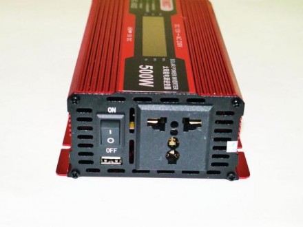 
Преобразователь напряжения UKC 12V-220V 500W LCD KC-500D
Авто инвертор 12V-220V. . фото 6