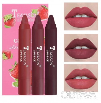 Набір помад Teayason Lipstick Avocado Lips, Полуниця