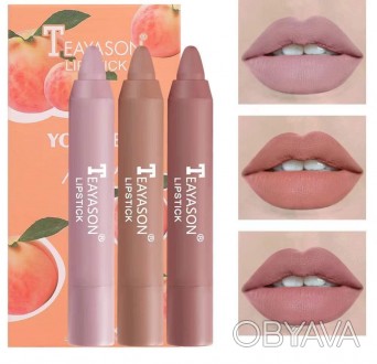 Набір помад Teayason Lipstick Avocado Lips, Персик
