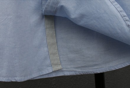 Рубашка мужская Tommy Hilfiger полуприлегающего силуэта В наличии темно-синий . . . фото 4
