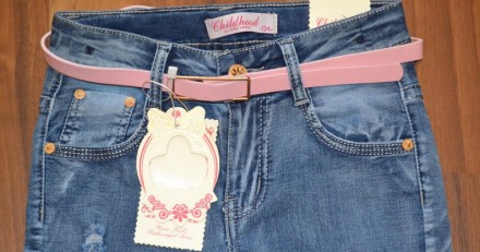  
Весенние светлые стрейчевые джинсы РВАНКИ,для девочек подростков,оригинальная . . фото 6