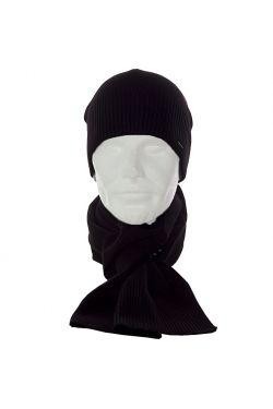 Стильный мужской комплект, который состоит из двухслойной шапки и шарфа, выполне. . фото 2