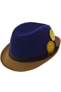 Стильна дитяча капелюшок з фетру зі злегка загнутим ззаду полем. Для прикраси ка. . фото 4