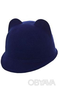 Неймовірно модний дитячий капелюшок-жокейка з вушками. Модель виглядає грайливо,. . фото 1