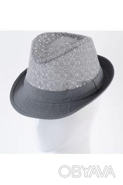 Дитячий літній капелюх Челентанка (капелюх Федора) має трапецієподібну форму тул. . фото 1