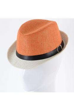 Дитячий літній капелюх Челентанка (капелюх Федора) має трапецієподібну форму тул. . фото 4