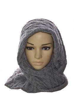 Однотонний в'язаний шарф-снуд - ефектний зимовий аксесуар, який підкреслить ваш . . фото 3