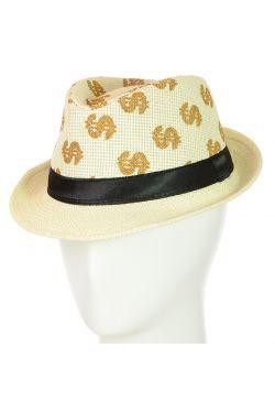 Соломенная шляпа-челентанка, украшена черной тканевой лентой. Модель имеет привл. . фото 5