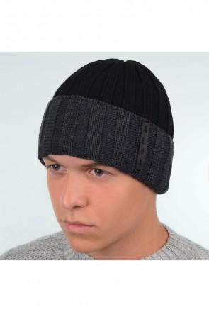 Красивая вязаная мужская шапка подчеркнет вашу индивидуальность и стиль. Данная . . фото 4