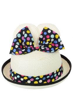 Красивая летняя соломенная шляпа для девочки, сделана котелком с подвернутыми по. . фото 7