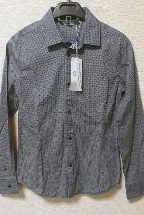 Темно-синяя рубашка для мальчика OVS Италия 
Размеры : 
8 лет - -длинна 50, пог . . фото 2