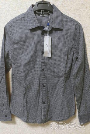 Темно-синяя рубашка для мальчика OVS Италия 
Размеры : 
8 лет - -длинна 50, пог . . фото 1