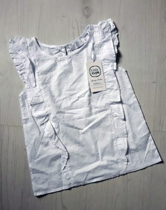 Легка бавовняна блузка без рукавів Cool Club для дівчинки.
Склад: 100% бавовна.
. . фото 2
